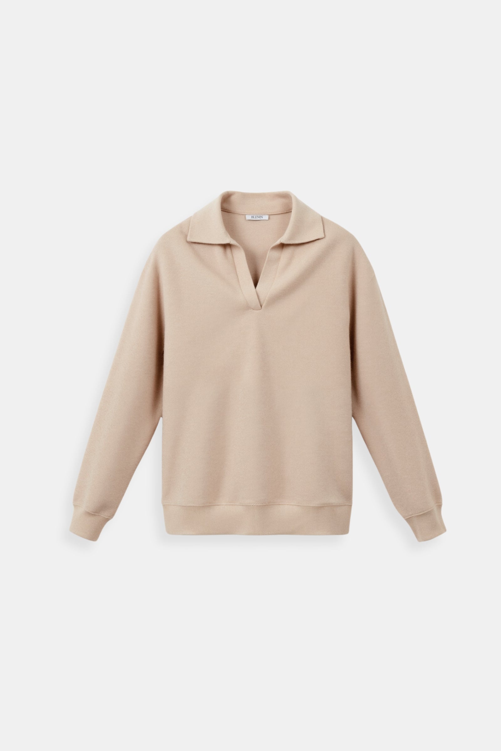 Old Money Casual Langarm Pullover Polo Sweater