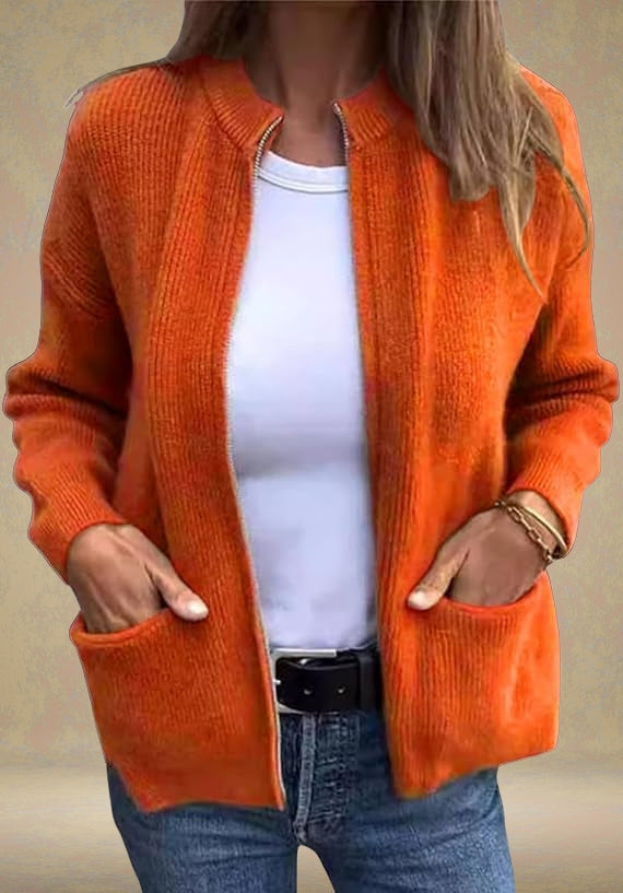 ZOYA | Herbst Zip-Up Cardigan