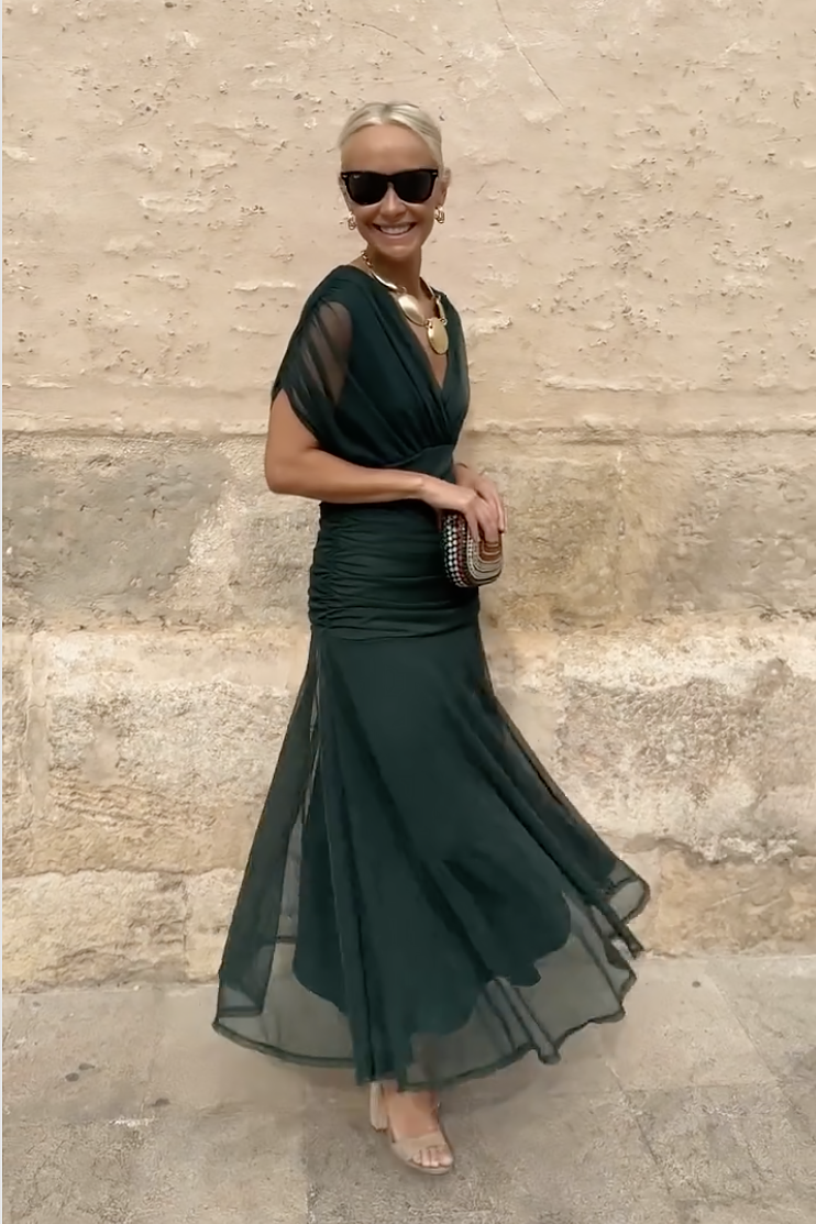 PRISCILLA | Tüll-Maxikleid