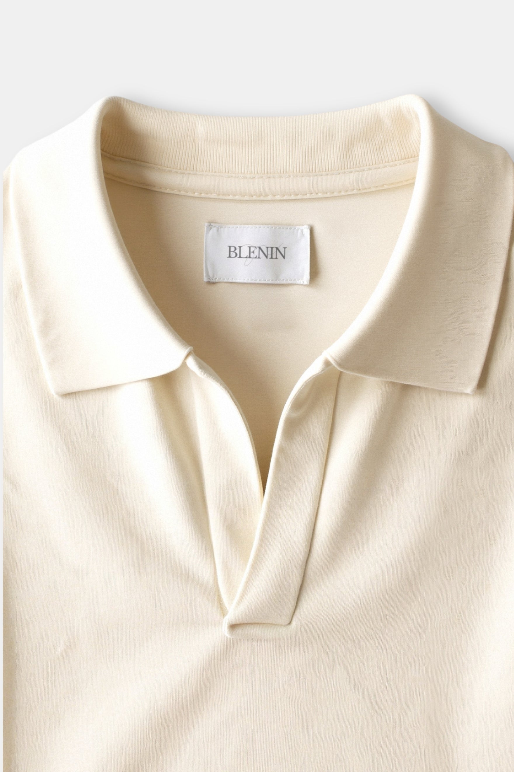 Old Money Eleganter Solider Kragenstricktop