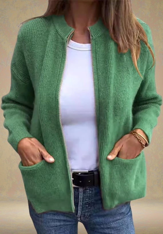 ZOYA | Herbst Zip-Up Cardigan