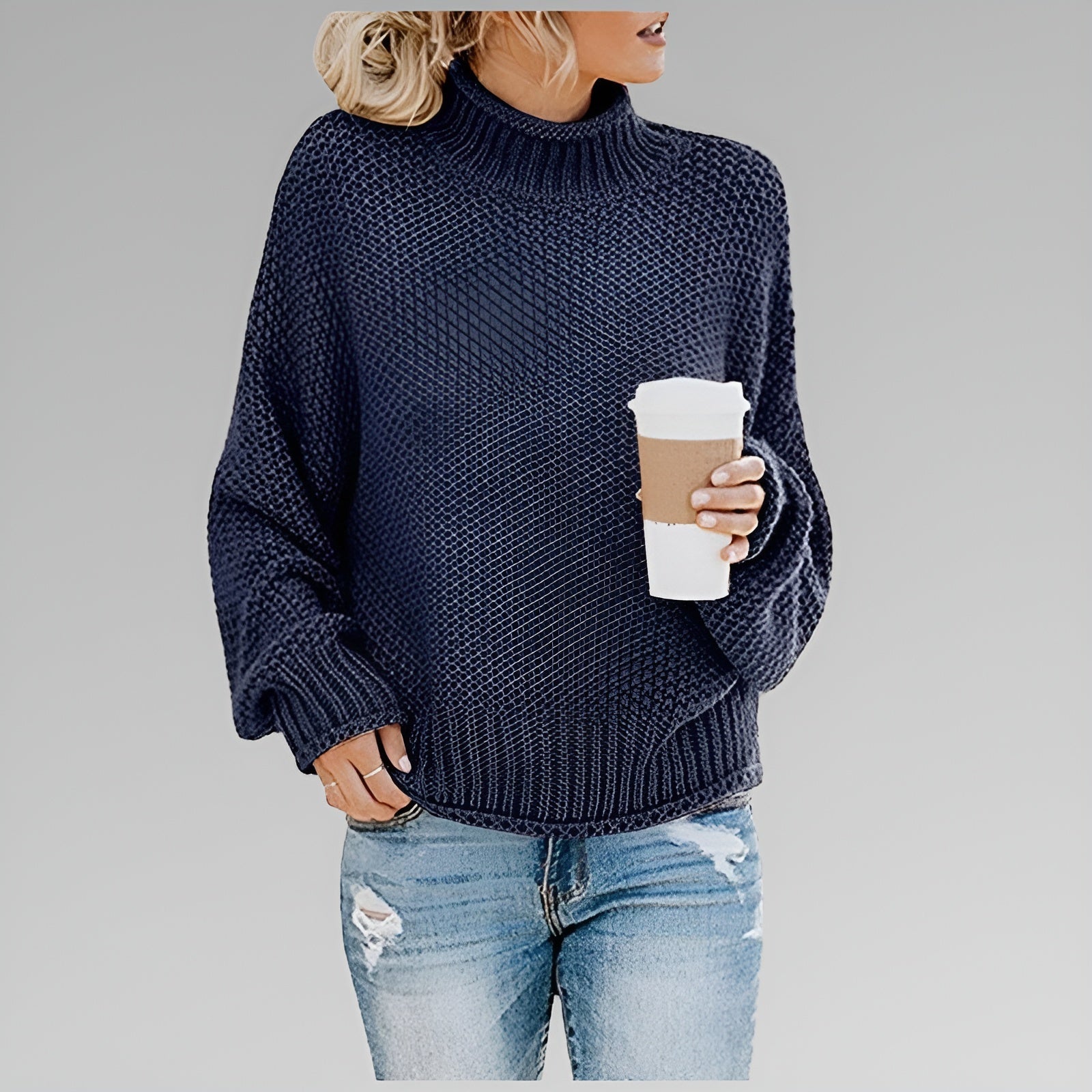 Anna | Klassischer Gemütlicher Strickpullover
