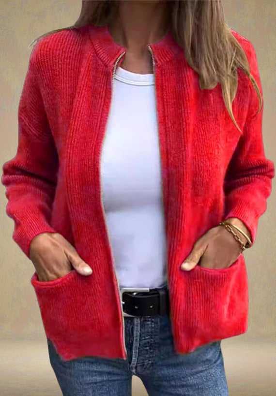 ZOYA | Herbst Zip-Up Cardigan