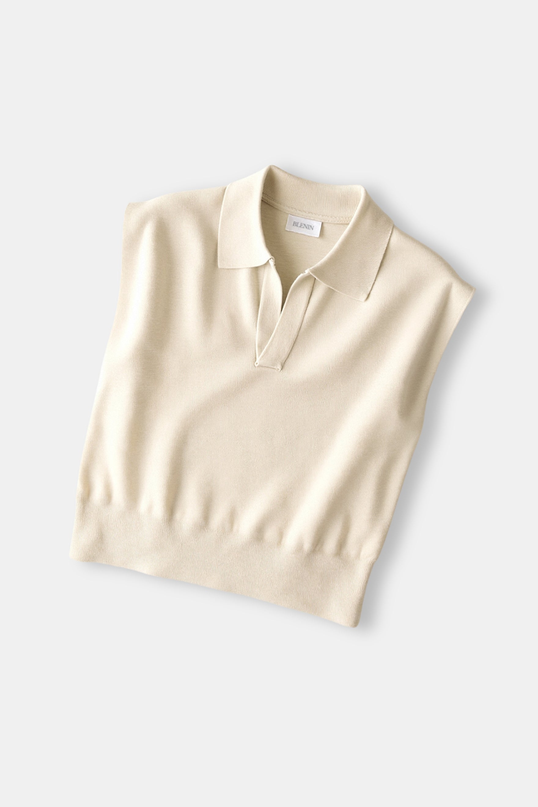 Old Money Eleganter Solider Kragenstricktop