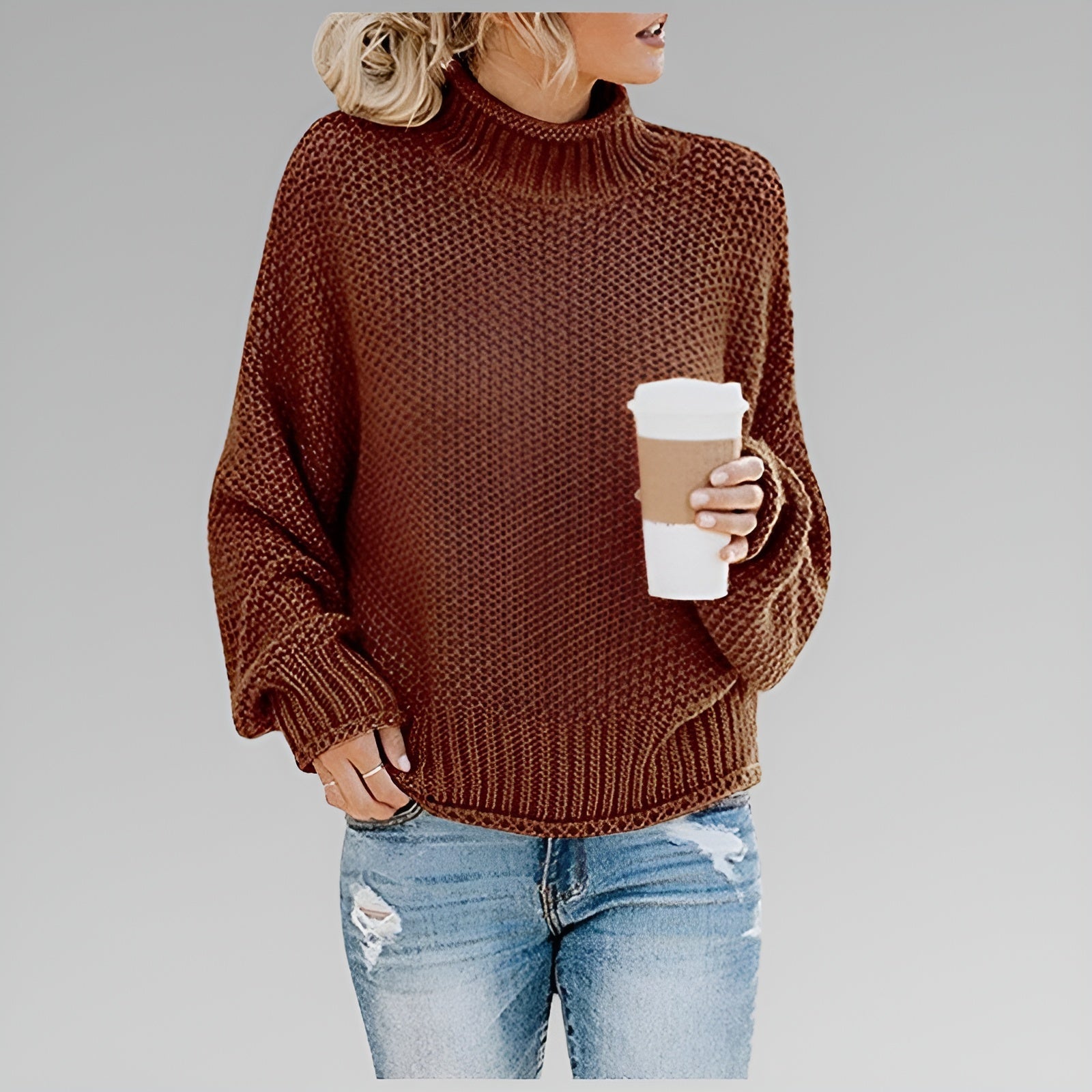 Anna | Klassischer Gemütlicher Strickpullover
