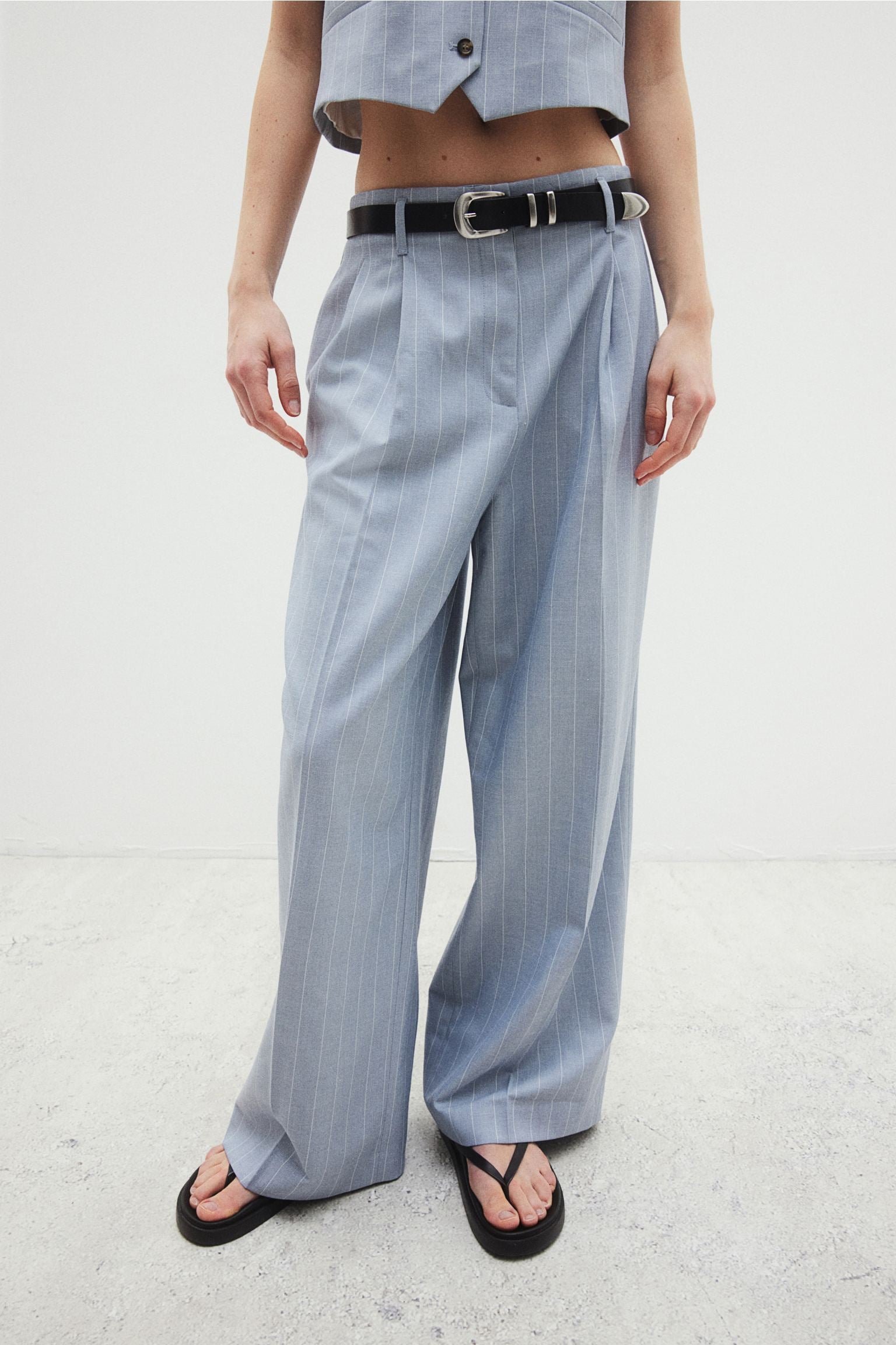 Elegante Backdrop-Hosen im Old Money-Stil