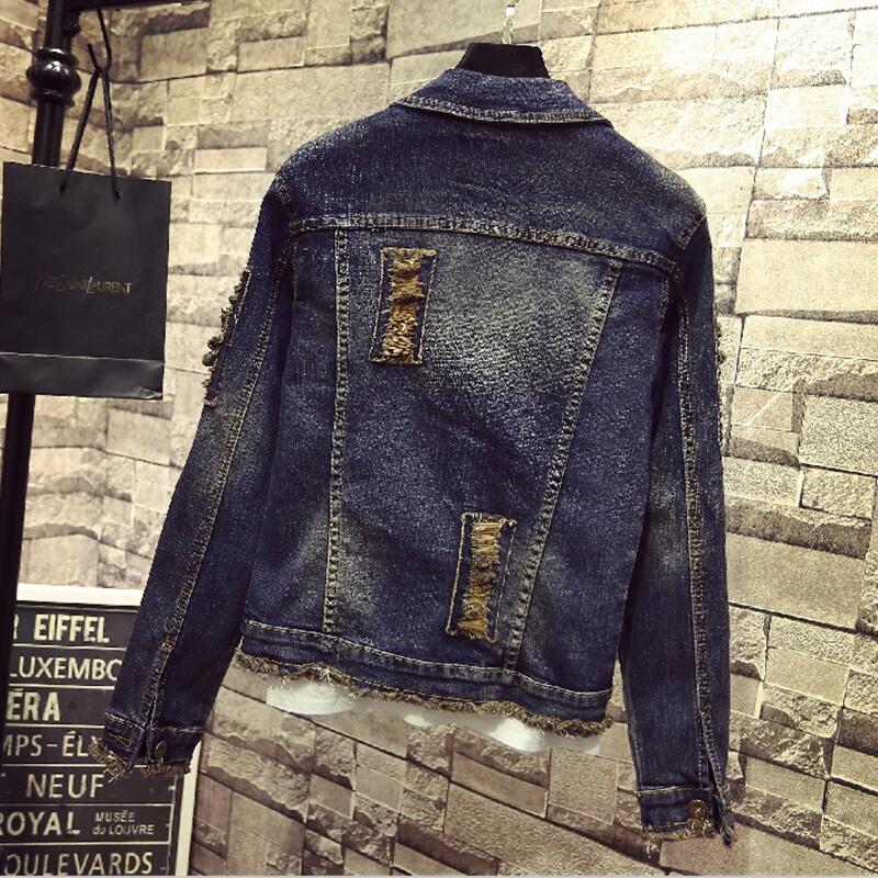 Blumen Denim Jacke