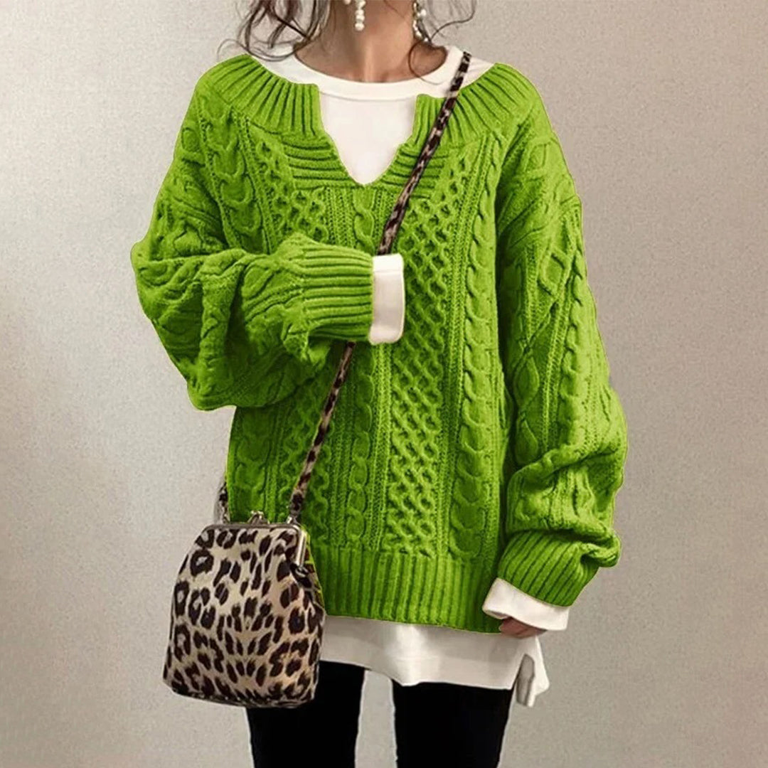 SOFFY | Winter Gedrehter Pullover