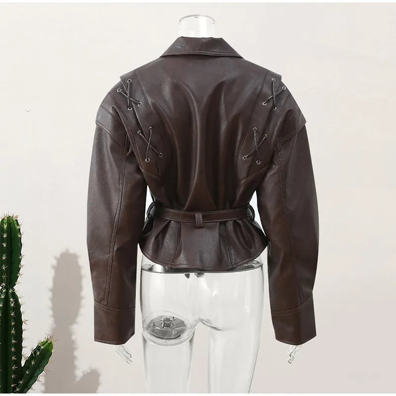 Damen Gürteljacke