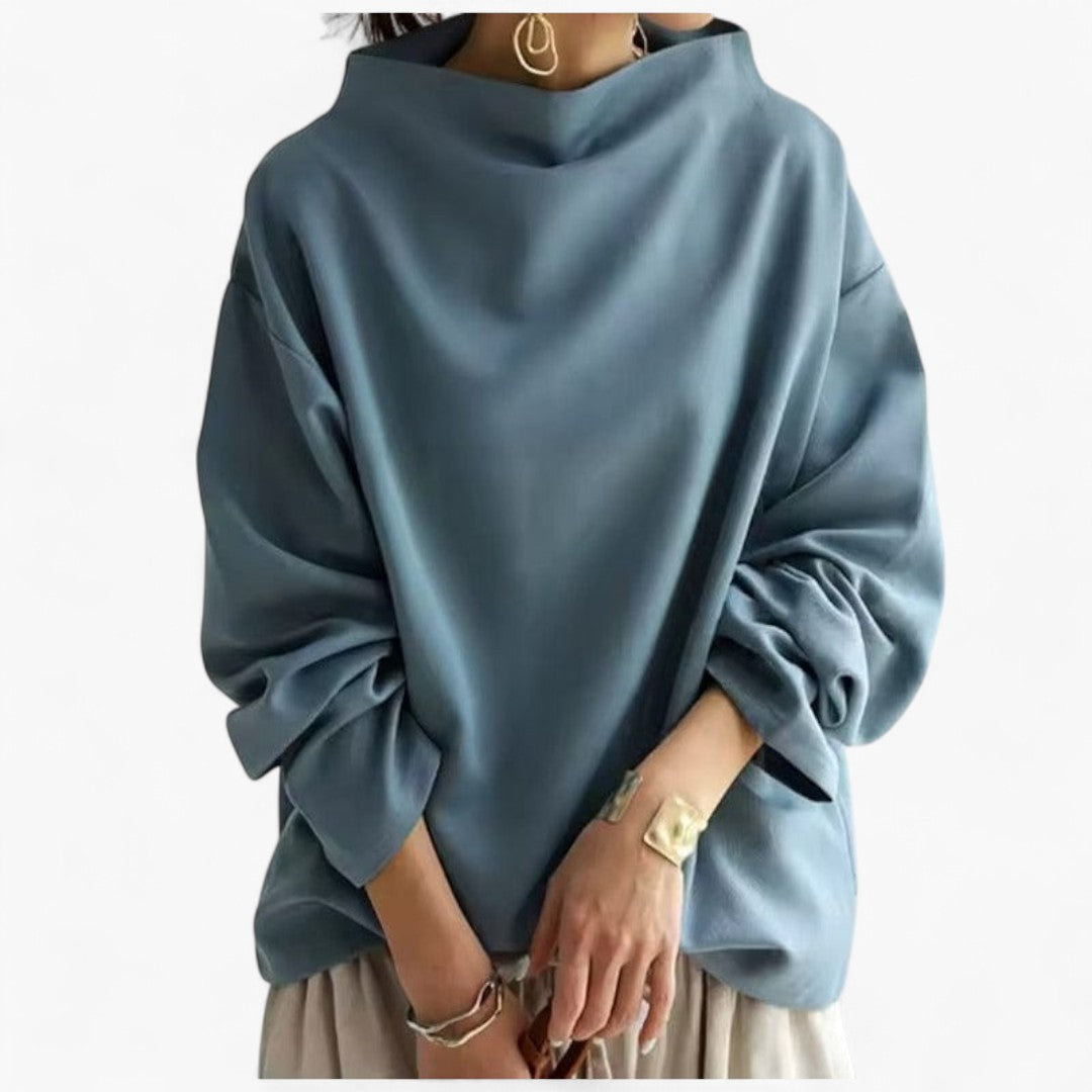 LAIMA | Weicher Pullover mit hohem Kragen