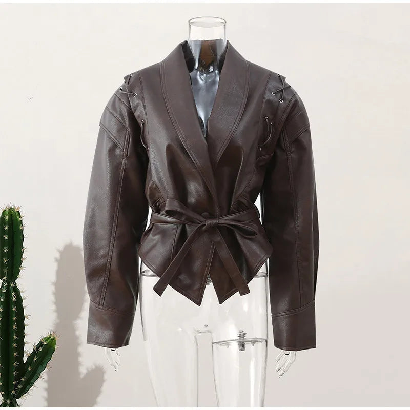 Damen Gürteljacke