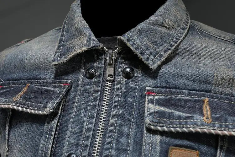 Carlo | Retro Jeansjacke