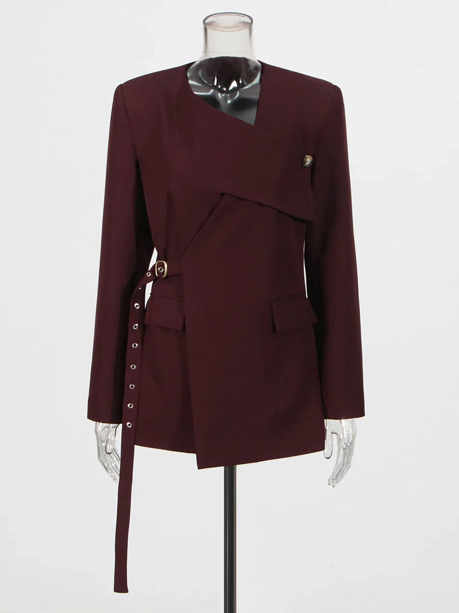 Asymmetrischer Chic Blazer