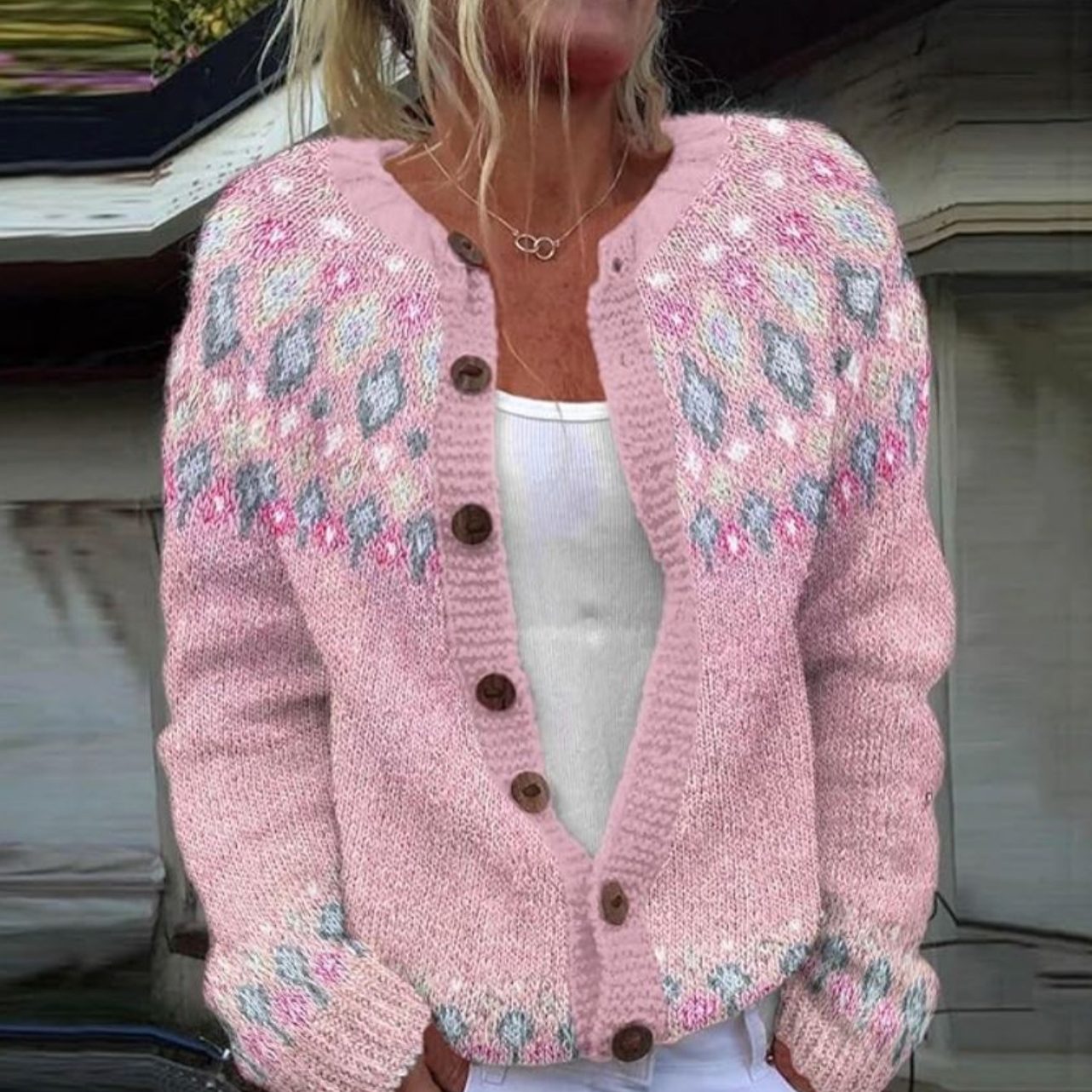 ZANDRA | Eleganter Pullover mit Print