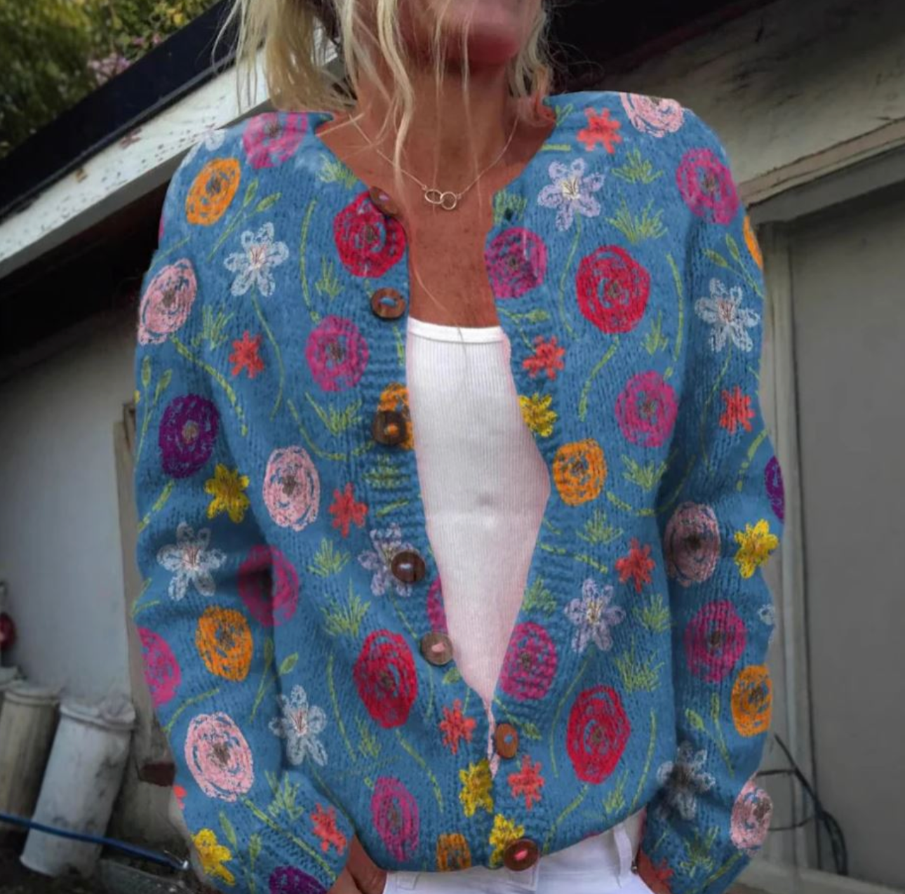 ZANDRA | Eleganter Pullover mit Print