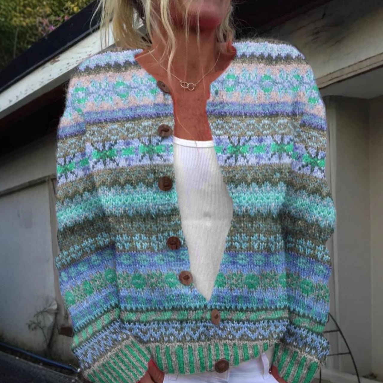 ZANDRA | Eleganter Pullover mit Print