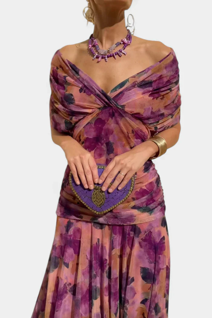 PRISCILLA | Tüll-Maxikleid