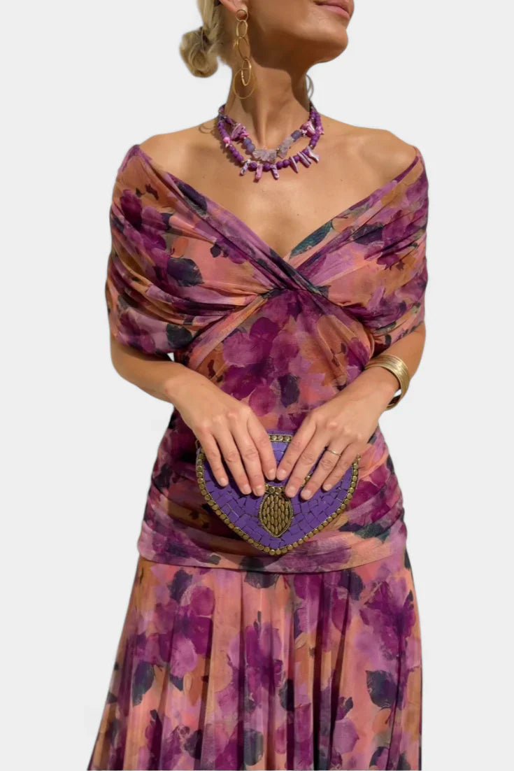 PRISCILLA | Tüll-Maxikleid