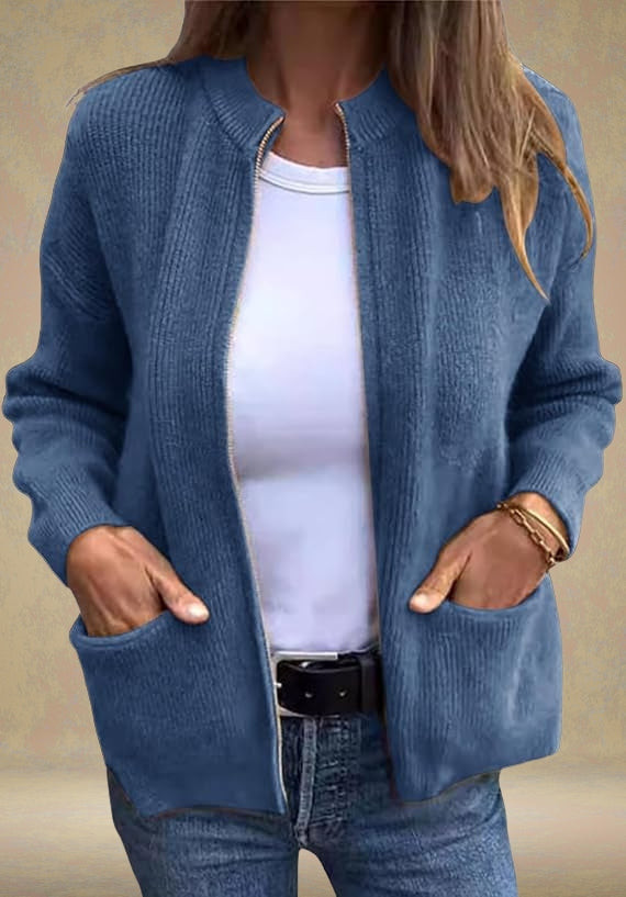 ZOYA | Herbst Zip-Up Cardigan