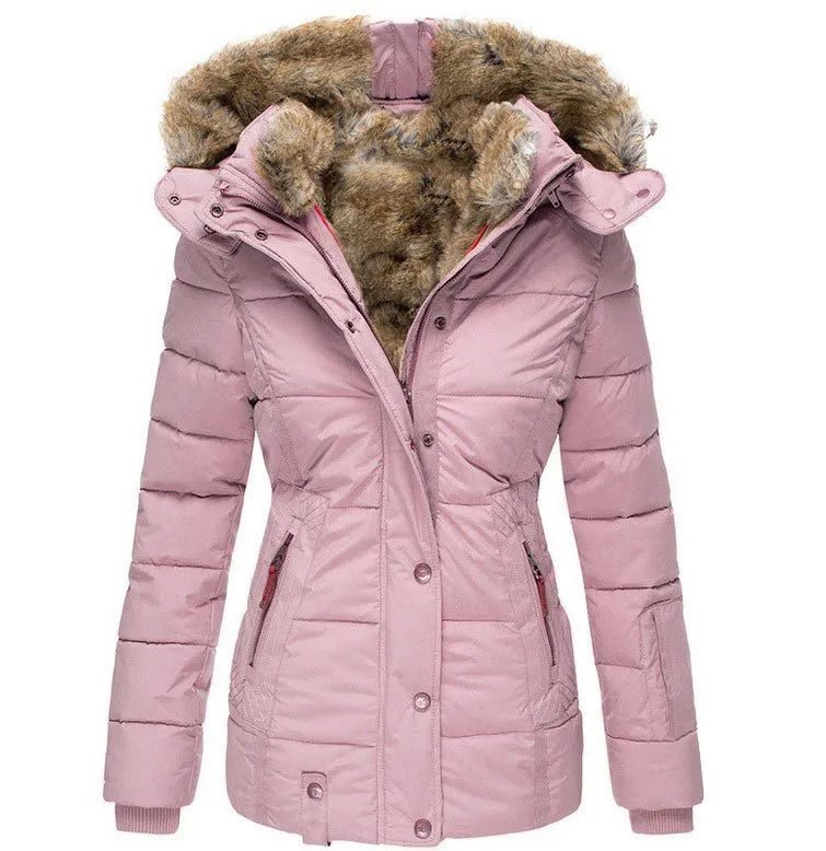 Zara - Warmer Wintermantel mit Futter aus Kunstfell