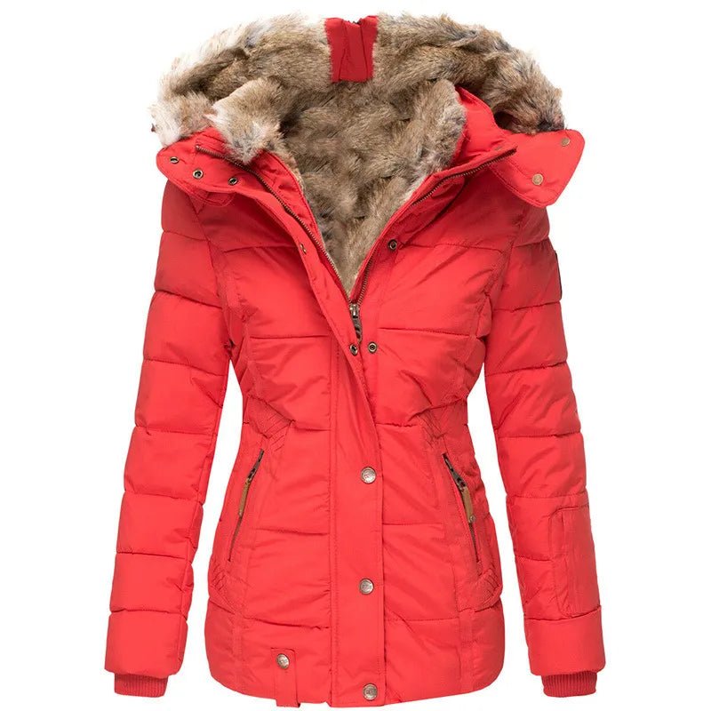 Zara - Warmer Wintermantel mit Futter aus Kunstfell
