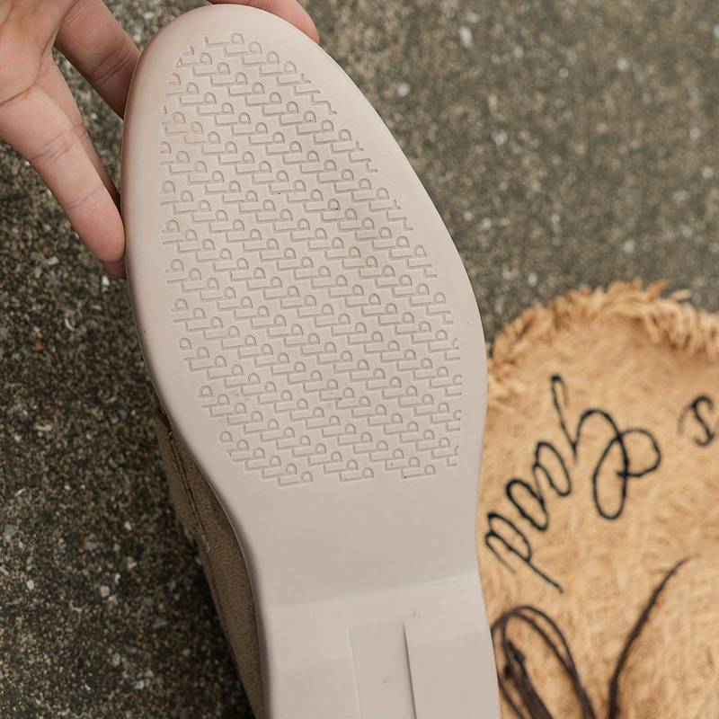 Old Money Damen Elegante Flache Loafer in Einfarbig