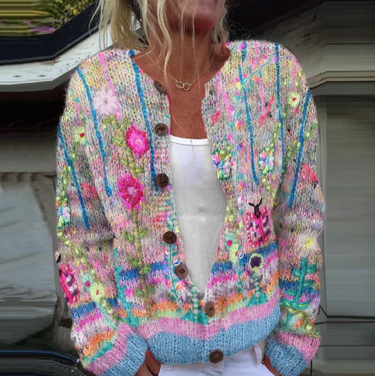ZANDRA | Eleganter Pullover mit Print