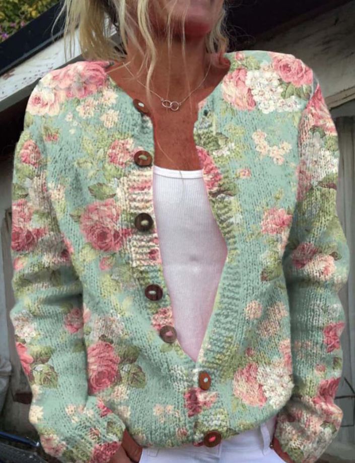 ZANDRA | Eleganter Pullover mit Print