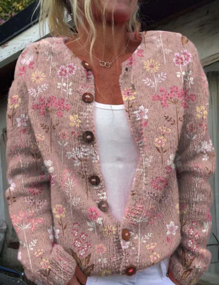 ZANDRA | Eleganter Pullover mit Print