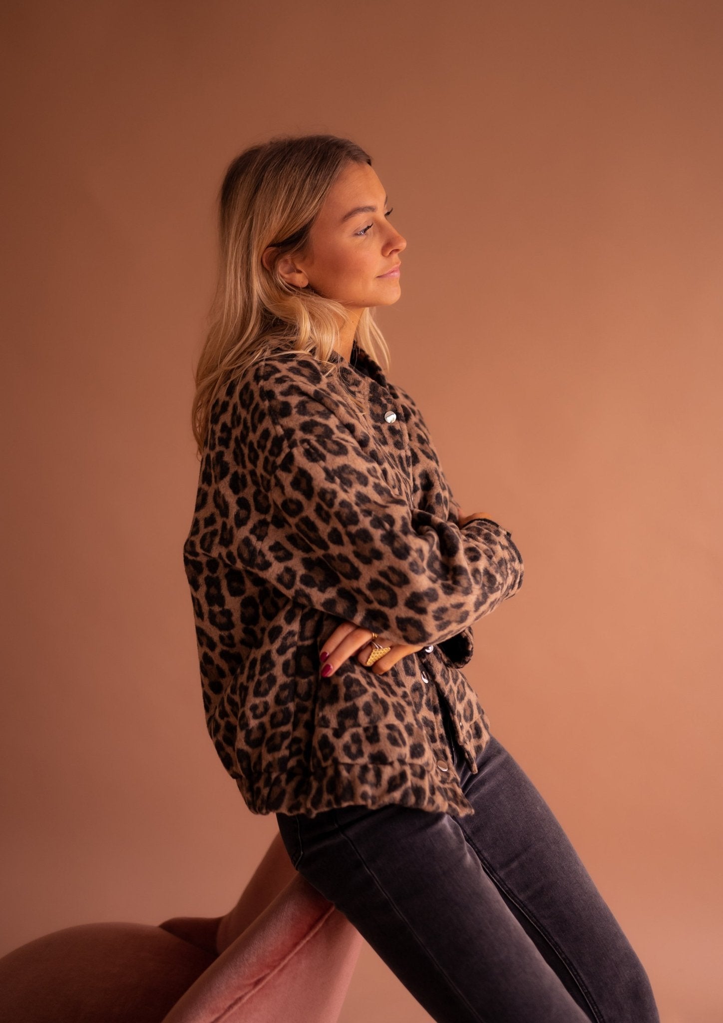 SOFIA | Auffällige Jacke mit Leopardenmuster