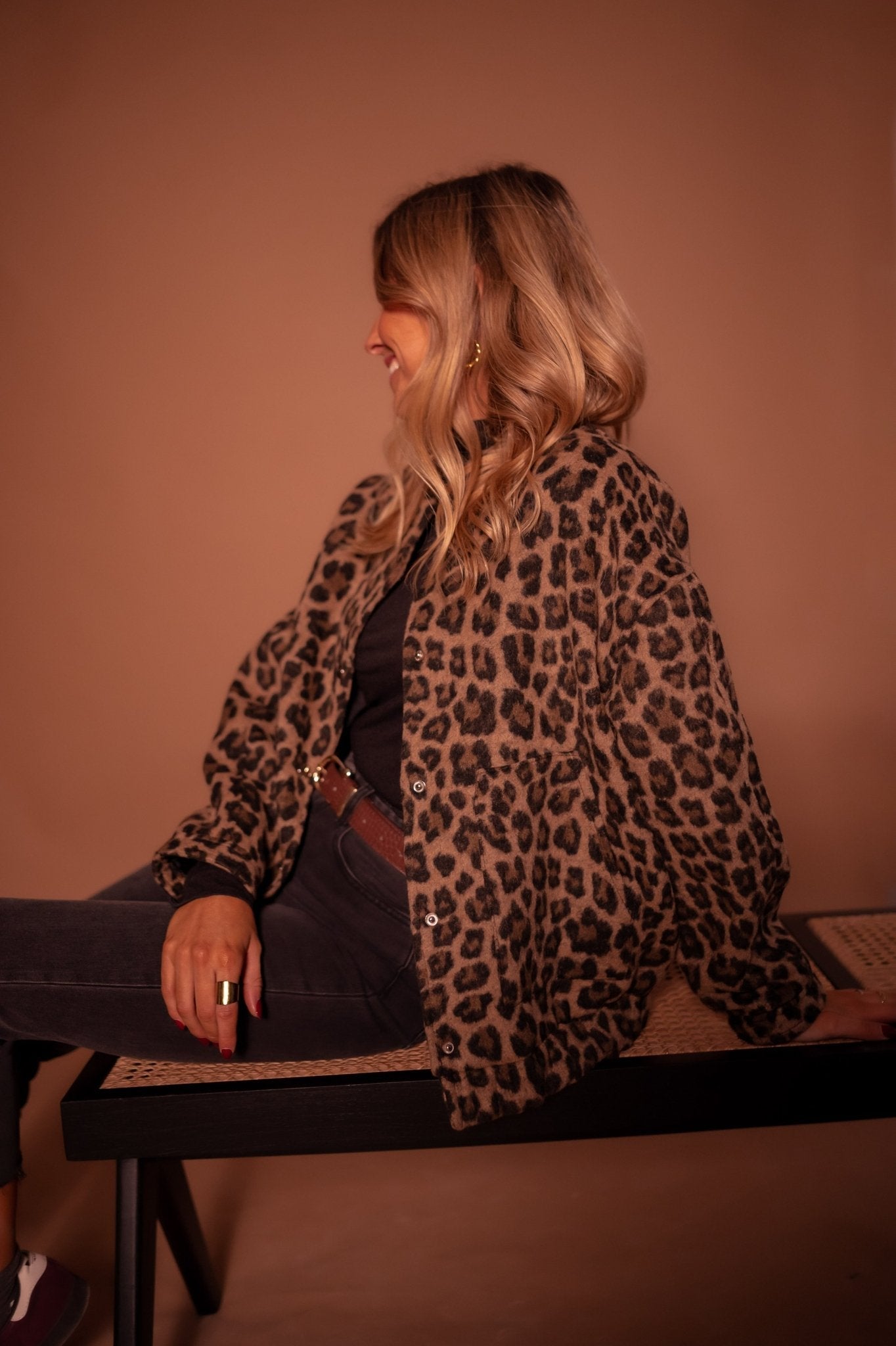SOFIA | Auffällige Jacke mit Leopardenmuster
