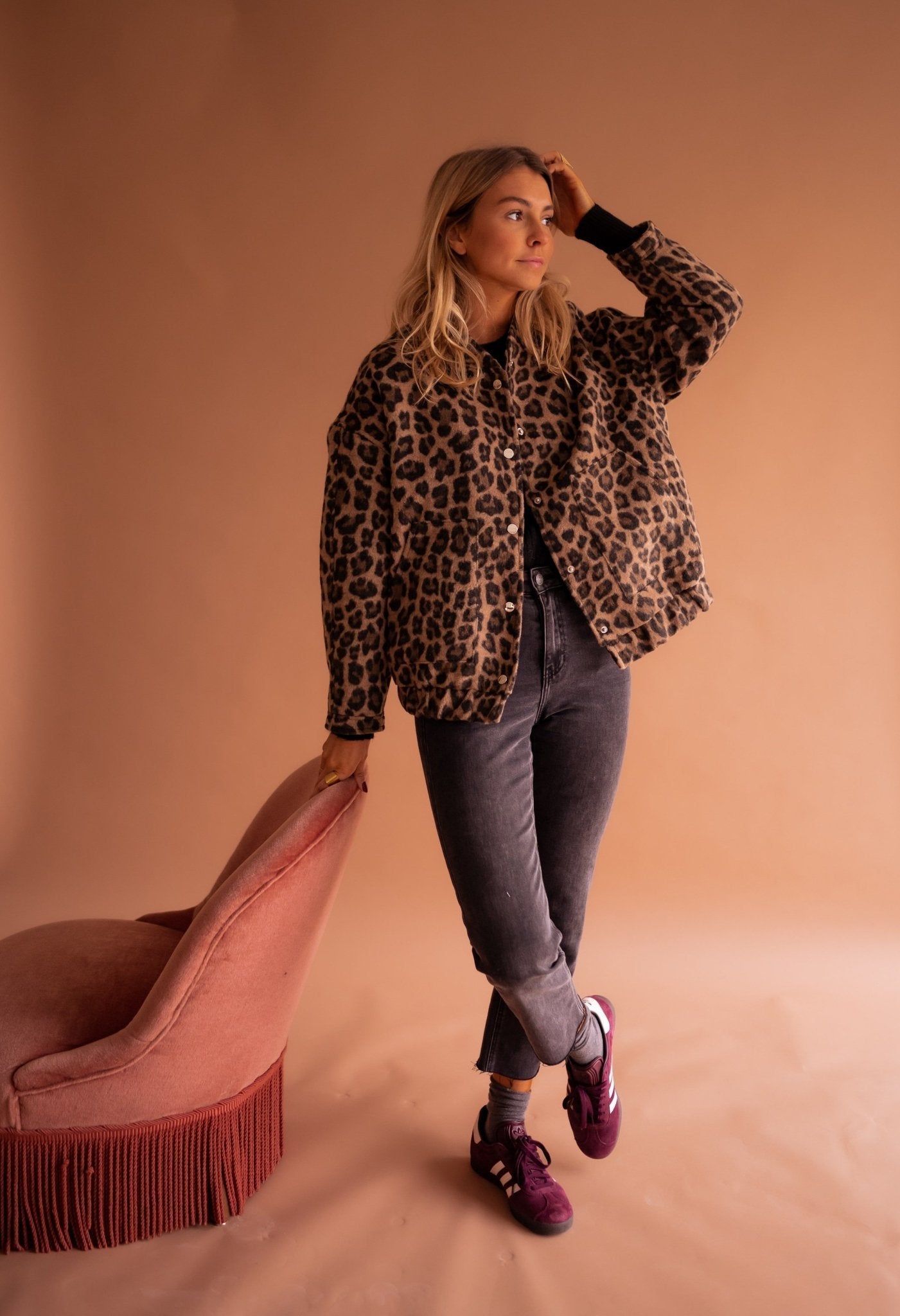 SOFIA | Auffällige Jacke mit Leopardenmuster