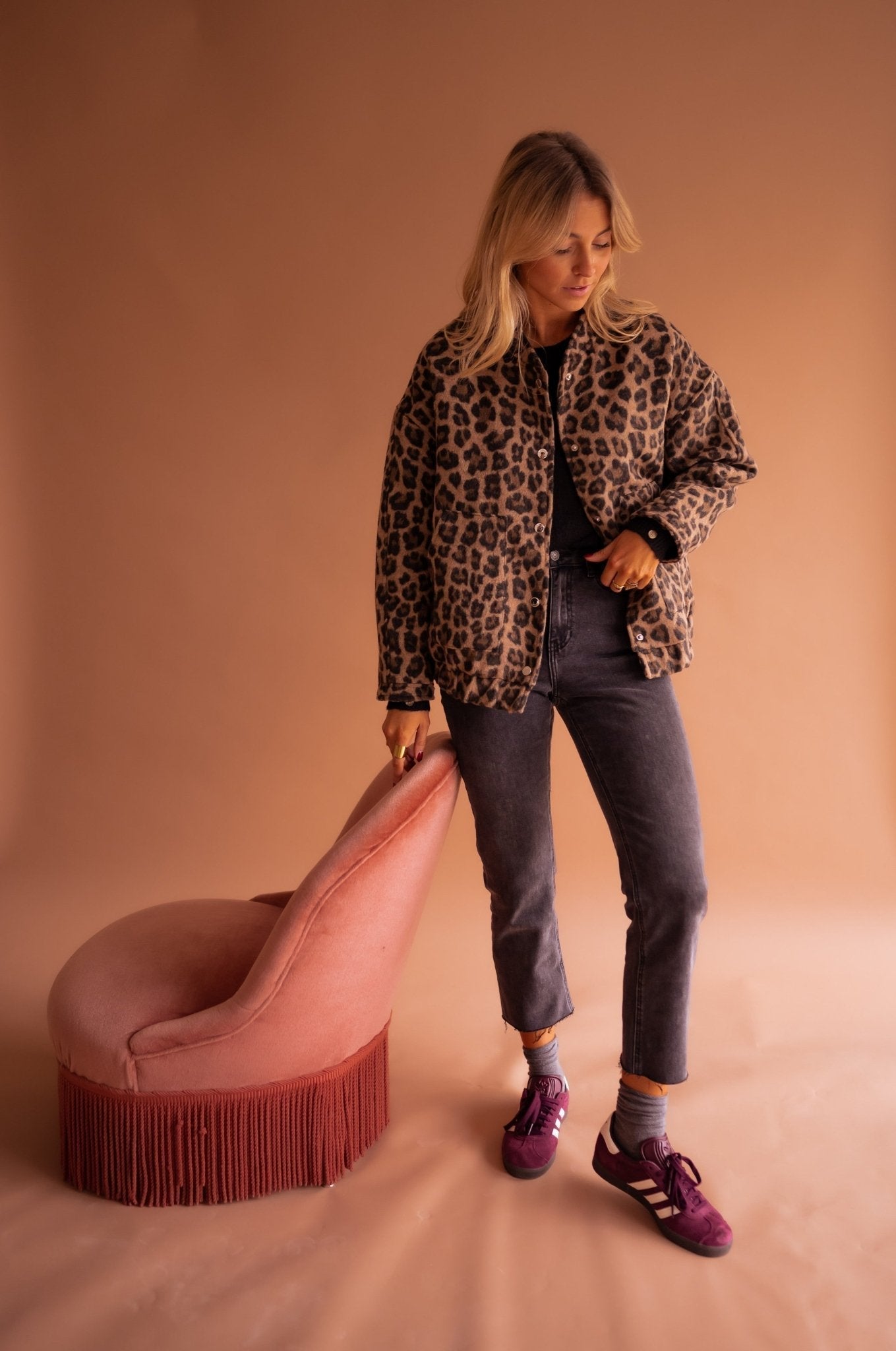 SOFIA | Auffällige Jacke mit Leopardenmuster