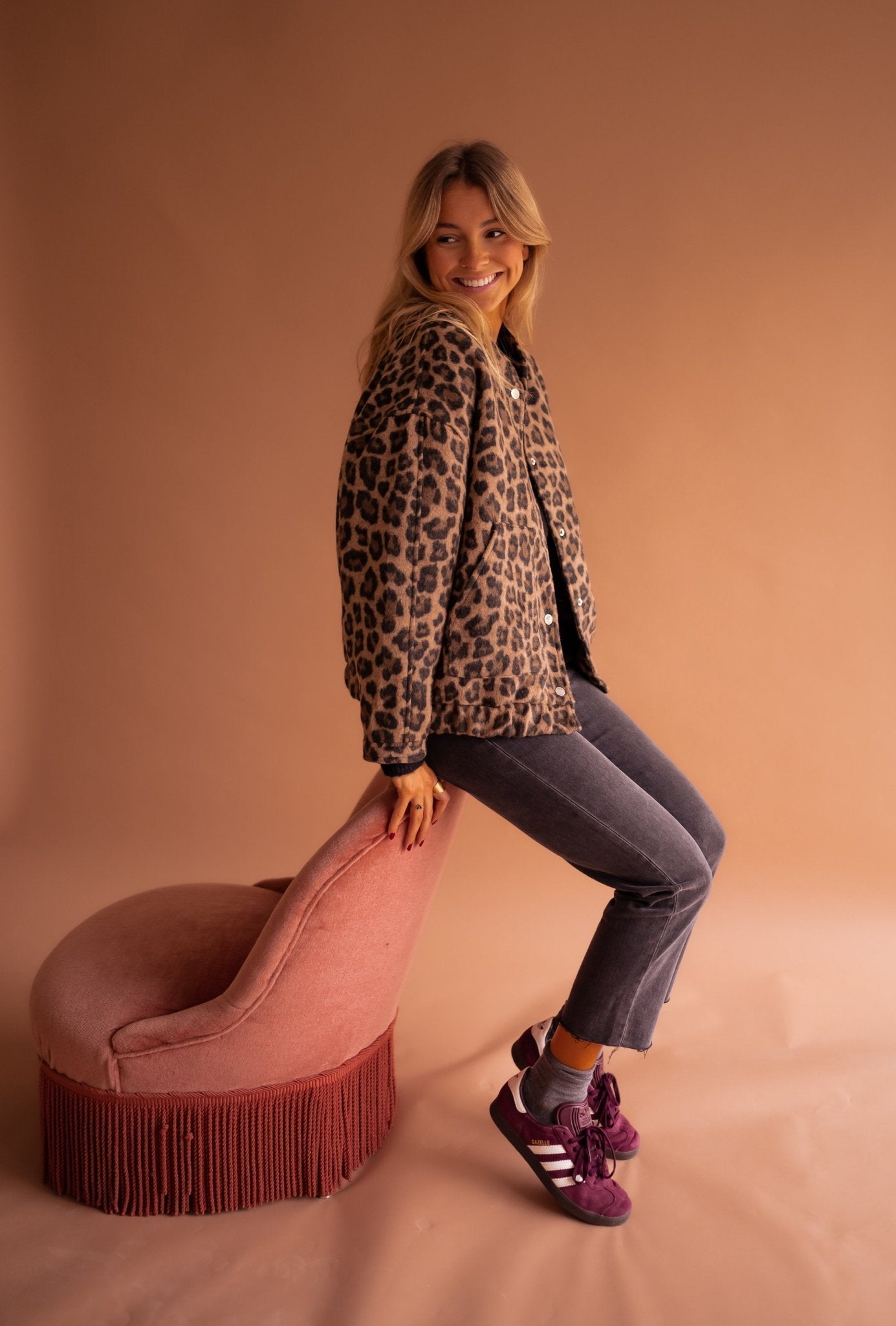 SOFIA | Auffällige Jacke mit Leopardenmuster