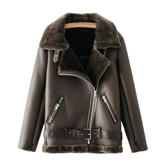 Mesha Lederjacke