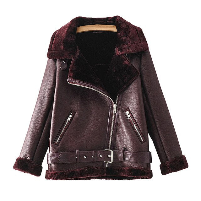 Mesha Lederjacke