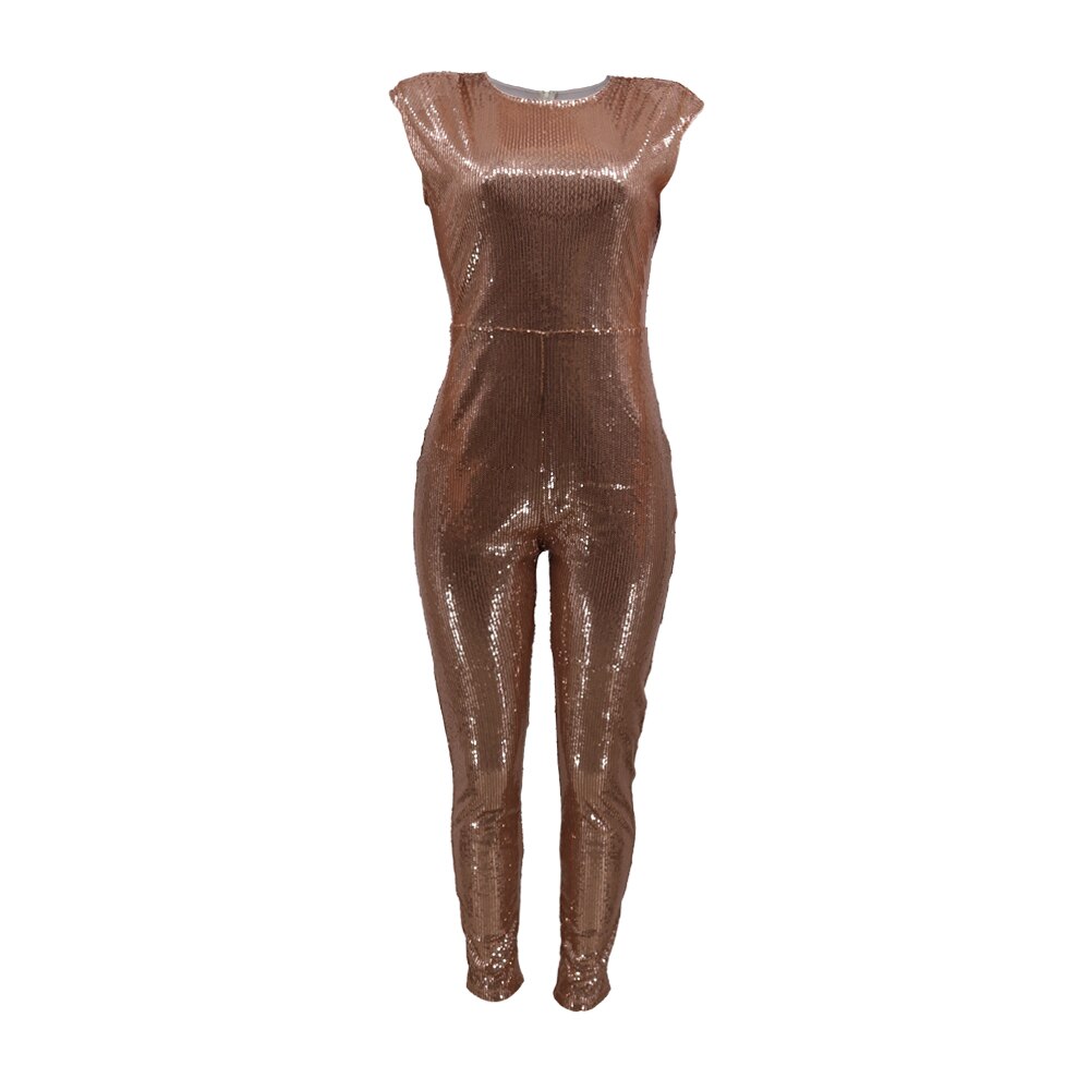 Nacht Pailletten Jumpsuit