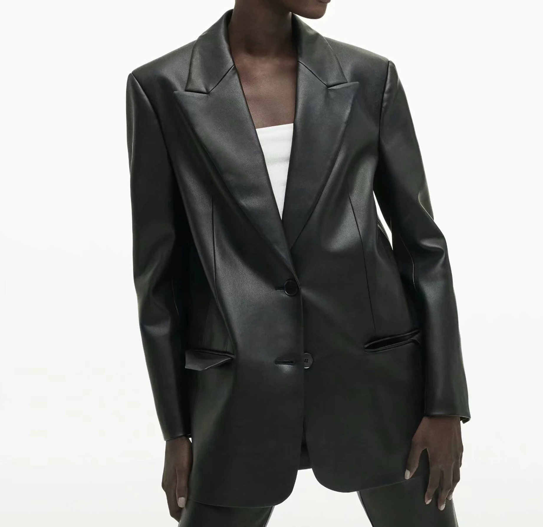 Leder Jasmin Blazer