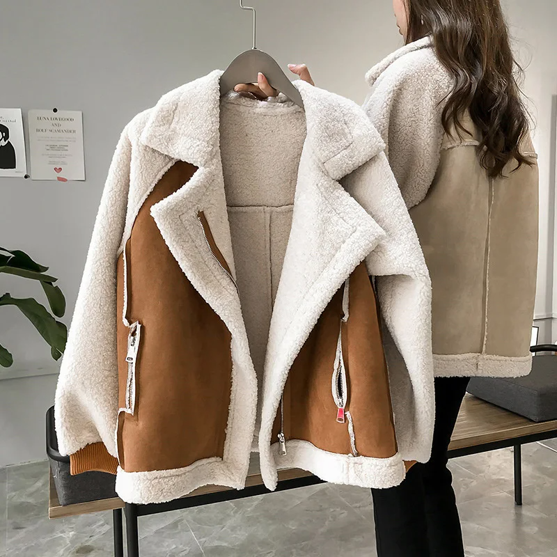 Lockere Patchwork-Jacke