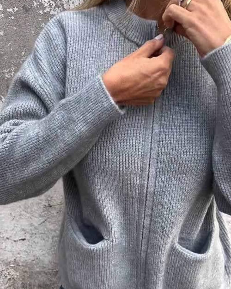 ZOYA | Herbst Zip-Up Cardigan