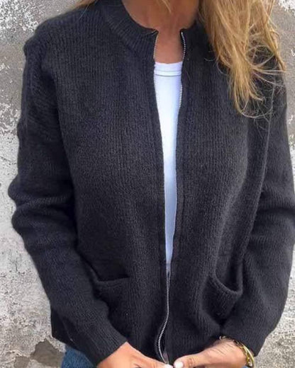 ZOYA | Herbst Zip-Up Cardigan