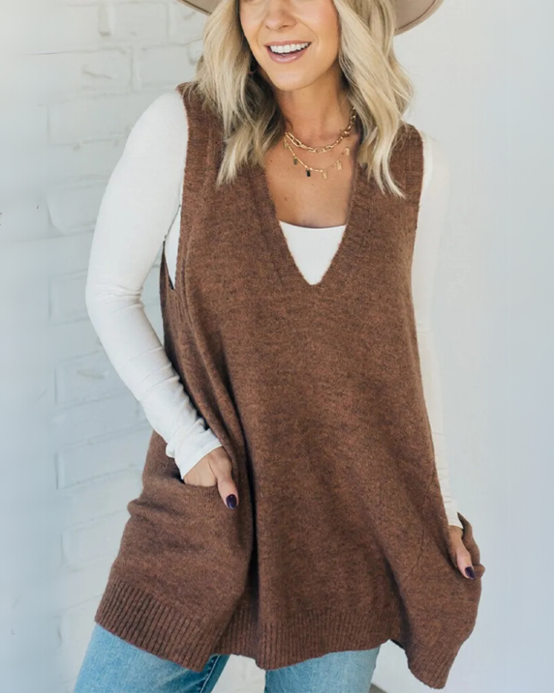 AROLA | Gemütliche Strickweste