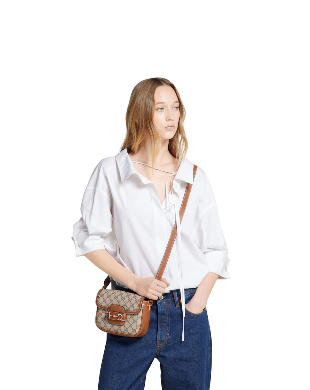 Horsebit 1955 Soft Shoulder Bag Small Size