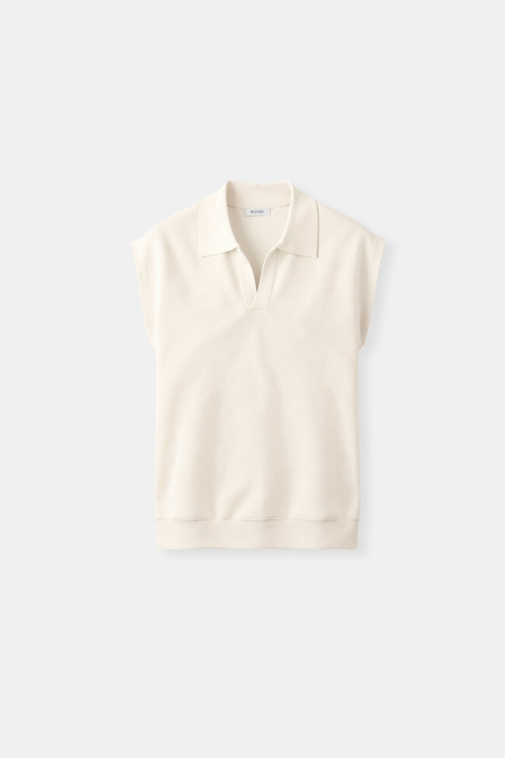 Old Money Eleganter Solider Kragenstricktop