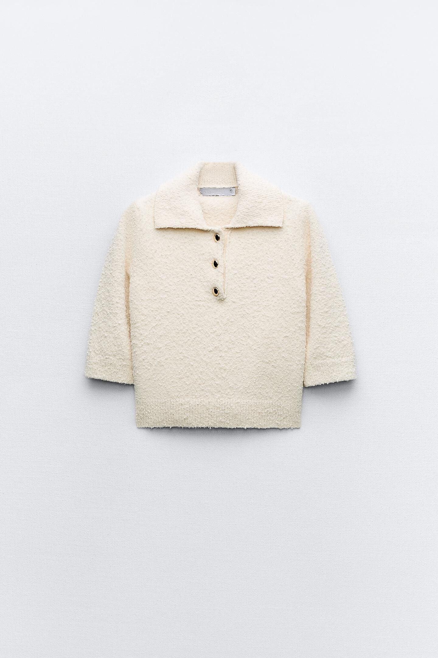 Old Money Crop Gestricktes Hemd Polo T-Shirt