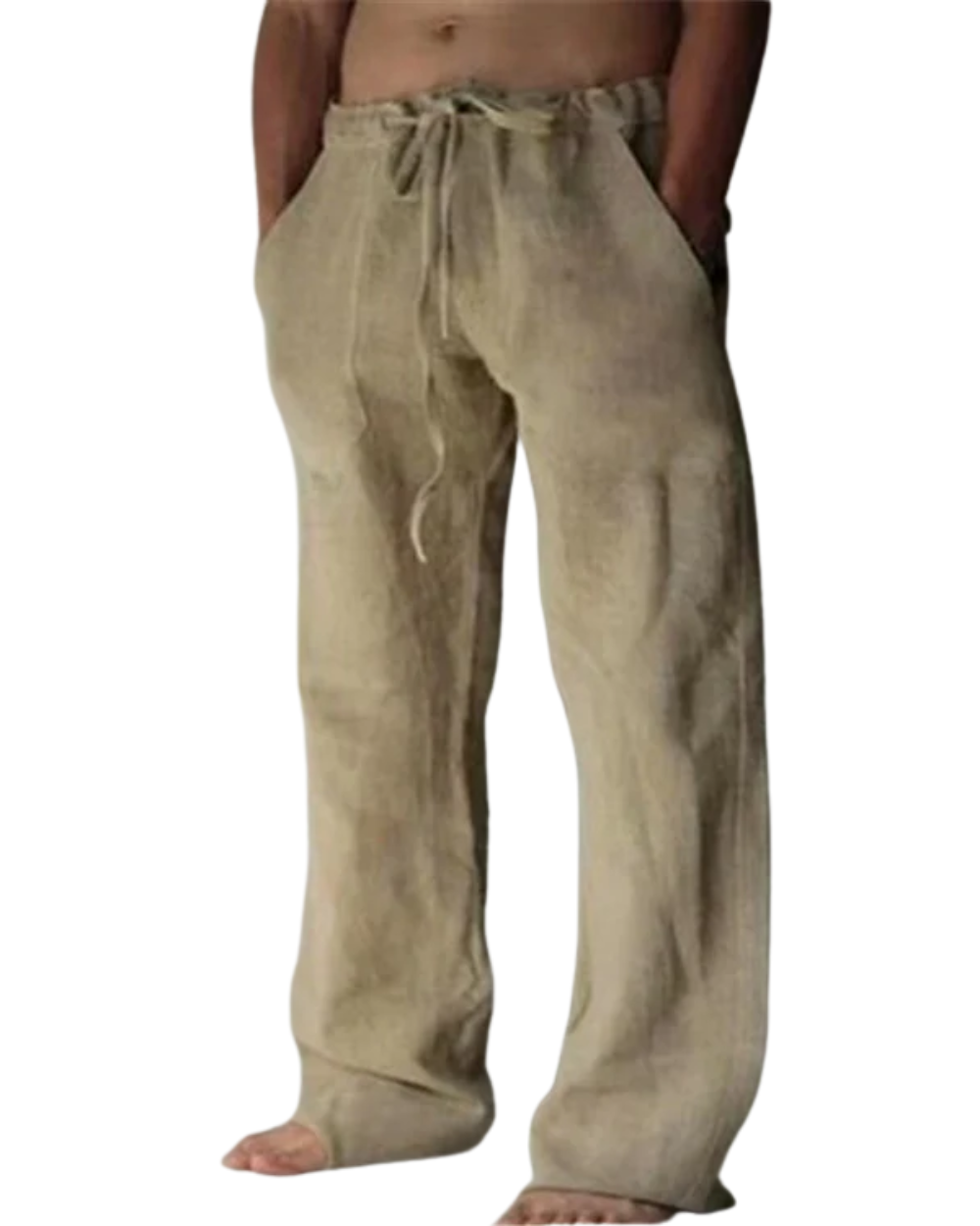 Pantaloni in Lino Traspirante