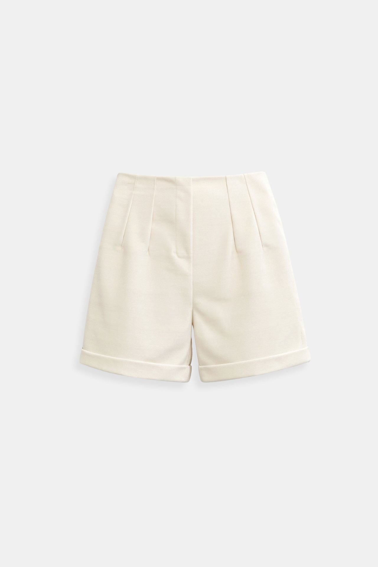 Old Money Elegante Elastische Taille Hochgeschnittene Shorts