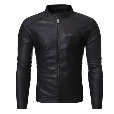 Giacca di Pelle Elegante