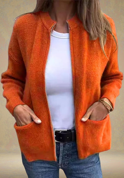 ZOYA | Herbst Zip-Up Cardigan