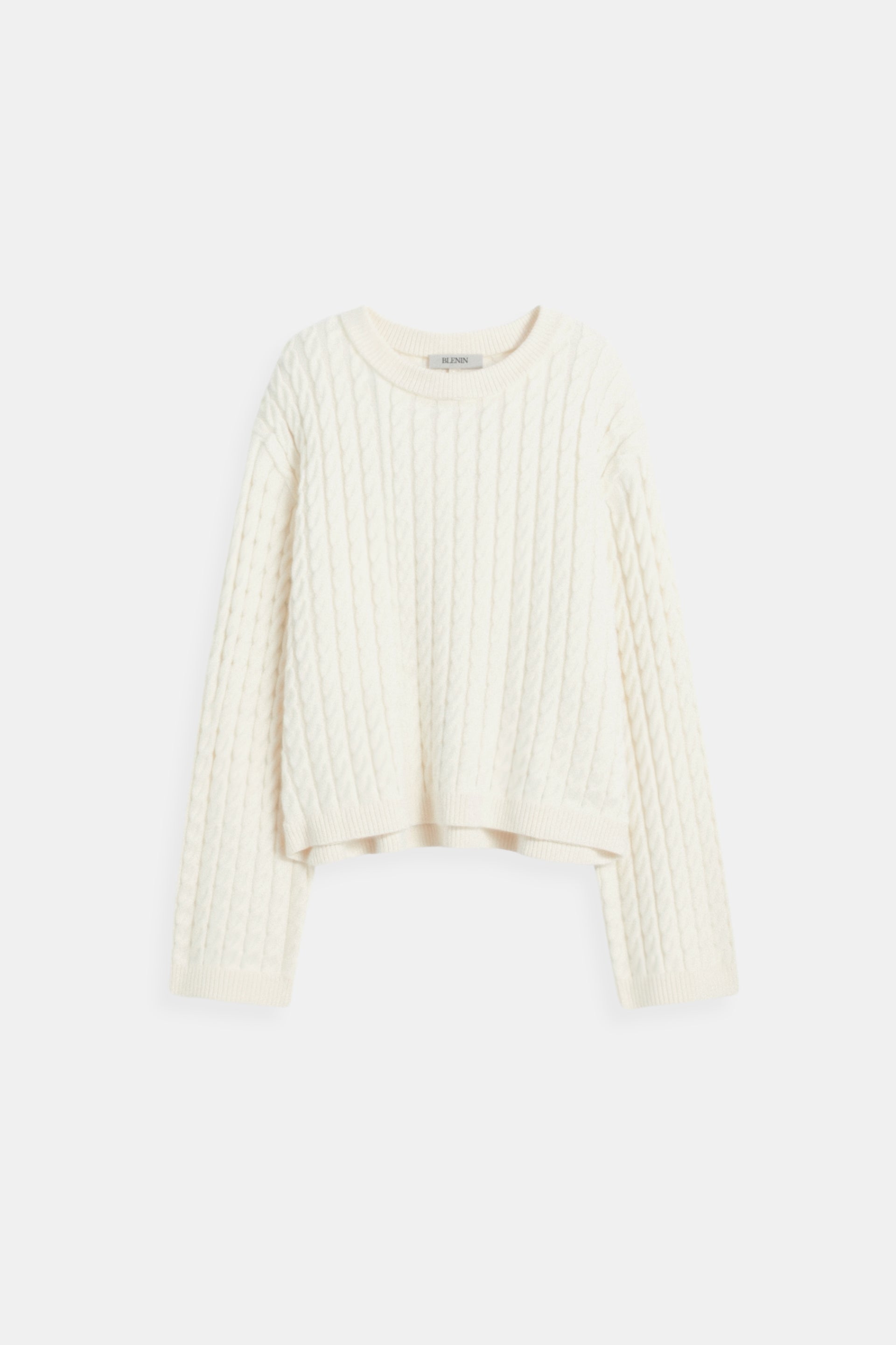 Old Money Lockere Kabelstrickmuster Pullover